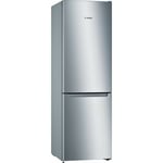 Bosch - Réfrigérateur Frigo Combiné 279L Froid Ventilé - Gris