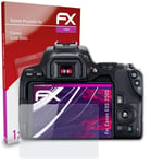 atFoliX Glass Protective Film for Canon EOS 250D Glass Protector 9H Hybrid-Glass