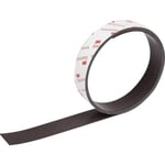 TOOLCRAFT 92013c159 Magnettejp Antracit (L x B) 1 m x 25 mm 1 st