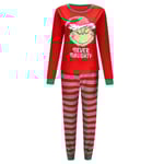 Jul Familj Matchande Vuxna Barn The Grinch Pyjamas et ovkläder Women S
