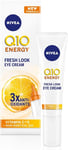 NIVEA Q10 Energy Fresh Look Eye Cream, Targets Fatigue, Dullness, and Crow'S Fee