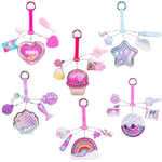 Cefa Toys- Porte-clés Tiny Tins » Real Littles Suspendus à thème sont remplis de Micro-Surprises à Collectionner 20 x 10 x 4 cm. Modèles Assortis, 00266, Multicolore