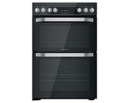 Hotpoint HDM67V9HCB Black Freestanding 60cm Electric Double Cooker