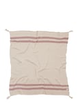 Knitted Blanket Stripes - Natural / Vintage Nude Beige Lorena Canals