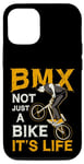 Coque pour iPhone 12/12 Pro Le BMX n'est pas qu'un vélo, c'est la vie Bicycle Cycling Extreme BMX