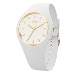 Ice-Watch - ICE glitter White infinity - Montre blanche pour femme avec bracelet en plastique - 022573 (Small +)