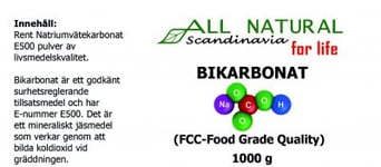 All Natural Scandinavia Bikarbonat 1 kg