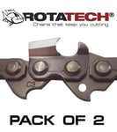 2 14" Rotatech Chainsaw Saw Chains Fits Makita Uc3541a Duc353