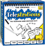 Telestrations Original Drawing Party Game 4-8 Players Sketch Pass Guess Ages 12