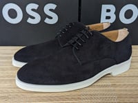 Hugo Boss Jerrard Derby suede shoes 7.5UK/41.5EU made in Italy, Extra Light