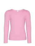Vmlavender Ls Top Girl Noos Tops T-shirts Long-sleeved T-shirts Pink Vero Moda Girl