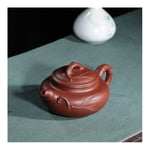 YUXINXIN Big Red teapot ore Bamboo pots Hand-Applique (Color : Red)