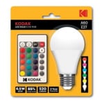 Kodak LED A60 E27 520lm RGB 6.5W