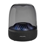 Harman Kardon Aura, Portable Bluetooth Speaker with 360-Degree Audio and Ambient Light, in Black