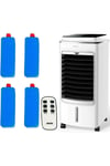 Portable Air Cooler Mobile Evaporative Cooling Fan Humidifier 4L