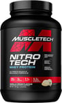 MuscleTech NitroTech Whey Protein Powder, Muscle 40 Servings (Pack of 1) 