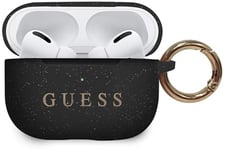 Guess Silicone Case (AirPods Pro) - Svart