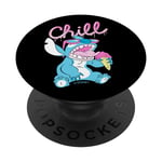 PopSockets Disney Lilo and Stitch Chill Ice Cream PopSockets Support et Grip pour Smartphones et Tablettes