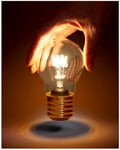 Suck UK | Ampoule Rechargeable | Lampe de Table Sans Fil | Ampoule USB sur Batterie | Lampe Vintage Rechargeable & Lampes de Table Sans Fil Pour Chambre | Ampoule Alimentée par Batterie
