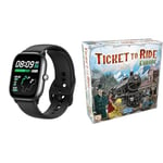 Amazfit GTS 4 Mini Smart Watch Fitness Tracker,24H Heart Rate & Blood-oxygen Monitoring & Days of Wonder | Ticket to Ride Europe Board Game | Ages 8+ | For 2 to 5 players