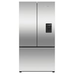 Fisher Paykel RF540ANUX6 Series 7 Handleless French Style Fridge Freezer With Ice & Water - STAINLESS STEEL