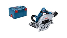 Bosch Professional BITURBO Cordless Circular Saw GKS 18V-70 L (Left Blade Side-Winder Saw with 70 mm Cutting Depth, Power of 1,800 W, incl. 1x Saw Blade, in L-BOXX)