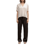 Ahlvar Gallery Yoli V-neck Blouse Beige