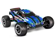 Traxxas Rustler 2WD 1/10 RTR TQ Blå USB - Med Batteri/Laddare*