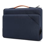 Dadanism 360° Protective 14 Inch Laptop Carrying Case for Macbook Pro 15"/16", Surface Book/Laptop 15", Lenovo ThinkPad/IdeaPad 14", HP Acer Chromebook 14", Laptop Bag with Accessory Pocket, Indigo