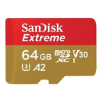 SanDisk Extreme Micro/SDXC 64GB 160MB/s A2 Gaming