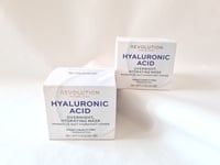 Revolution Hyaluronic Acid Overnight Hydrating Face Skin Mask 2 x 50ml Vegan