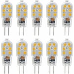 G4 LED-lampor 12V, 1W motsvarande 10W halogen, ej dimbar, 10-pack