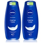 Nivea Creme Care creamy shower gel 2 x 500 ml (economy pack)
