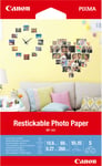 Canon Restickable Photo Paper Rp-101 4x6in (pack Of 5) 3635c002
