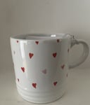 Le Creuset London 350ml Coffee Mug with Hearts Decal NEW