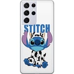 Samsung Galaxy S21 Ultra 5G Genomskinligt Skal Stitch