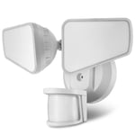 STASUN LED Security Light, 2200lm, 32W Outdoor Motion Sensor Light, 240° Sensing Angle, 5000K Daylight White, Waterproof Outdoor Floodlight for Garage, Garden, Quadrilateral Head