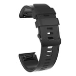 Garmin Fenix 5S Klockarmband i silikon - Svart