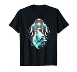 Nature Wild Dog Wolf Howling At The Moon Dream Catcher T-Shirt