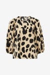 JDY - Blus jdyJill 3/4 Batsleeve Top Wvn - Beige