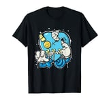 Heart Drip Matching Shirt For Shoes University Blue T-Shirt