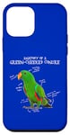 iPhone 12 mini Green Cheeked Conure Gifts, I Scream Conure, Conure Parrot Case