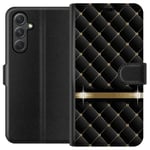 Samsung Galaxy A35 Svart Plånboksfodral Lyxigt