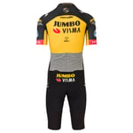 Agu Team Jumbo-visma 2021 Premium Skinsuit Gul,Svart 3XL Man