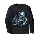 Monster Truck Design Monster Truck Car Gifts Boy Long Sleeve T-Shirt