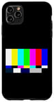 iPhone 11 Pro Max No Signal Television Screen Color Bars Test Pattern Case