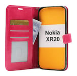 Crazy Horse Wallet Nokia XR20 (Hotpink)
