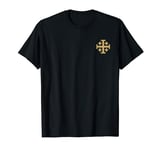 JERUSALEM CROSS FIVE-FOLD CROSS KNIGHT'S TEMPLAR T-Shirt