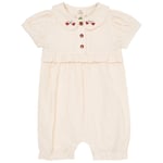 Copenhagen Colors Bäckebölja Romper Dusty Rose Cream Berry Stripe | Rosa | 86 cm