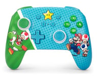 Manette sans fil améliorée PowerA pour Nintendo Switch, modèle OLED et Switch Lite, accessoire de jeu, manette de jeu, manette gaming, manette Bluetooth, sous licence officielle- Mario: Super Star